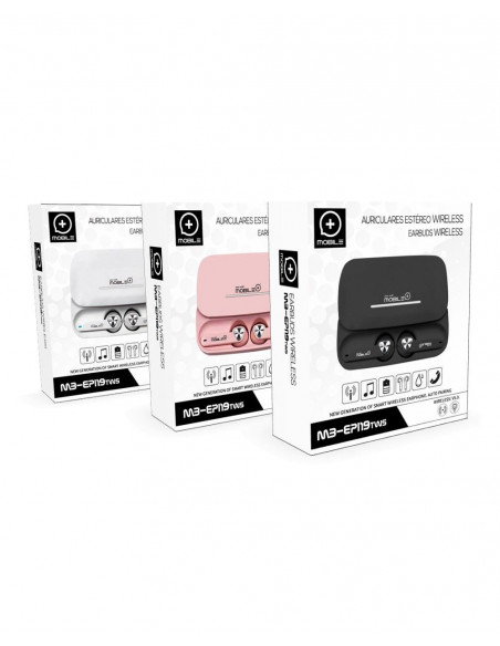 AURICULARES INALÁMBRICO TWS CON BATERÍA DE 350MAH MB-EPi19 MOBILE+
