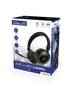 Auriculares Cascos Gaming 3D con Micrófono y Ajuste de... 2