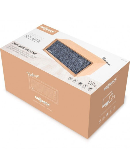 ALTAVOZ PORTÁTIL BLUETOOTH 3.0, SRN 80DB 1500MAH VINTAGE GR-45