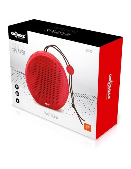 ALTAVOZ PORTATIL BLUETOOTH CON POTENCIA DE 3W GR-42