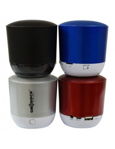 ALTAVOZ PORTATIL BLUETOOTH CON MICROFONO Y USB 5W GR-41