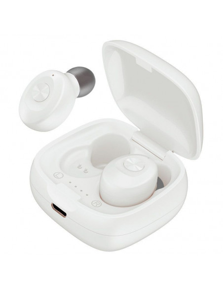AURICULARES ESTÉREO WIRELESS TWS, 350mAh, 98dB. MB-EPI12