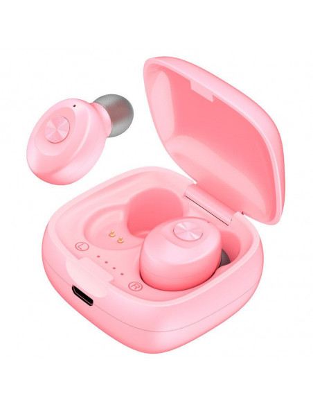 AURICULARES ESTÉREO WIRELESS TWS, 350mAh, 98dB. MB-EPI12