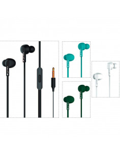 AURICULARES CON MICRÓFONO INCORPORADO CABLE 1.2M Y...