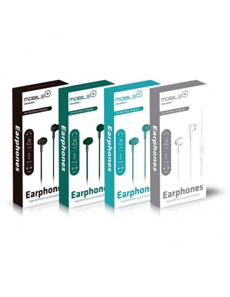 AURICULARES CON MICRÓFONO INCORPORADO CABLE 1.2M Y CONECTOR 3.5MM MB-EP001