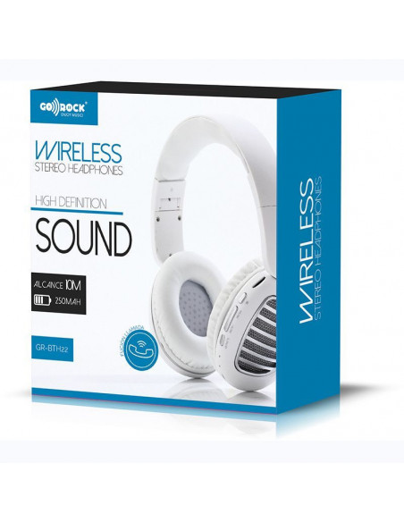 AURICULARES ESTÉREO WIRELESS V5.0, BATERÍA 300MAH GR-BTH22