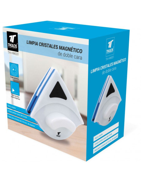 Limpia cristales magnético de doble cara, con sistema anticaída TH-HW031 THULOS