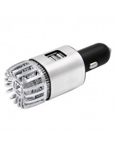 PURIFICADOR DE AIRE PARA COCHE CON 2 PUERTOS USB DE CARGA...