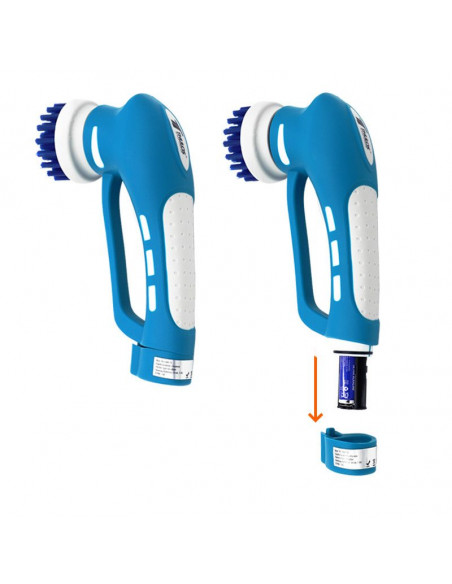 CEPILLO DE LIMPIEZA ELÉCTRICO CON MANGO ERGONÓMICO THULOS TH-HW015