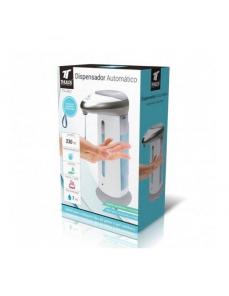 DISPENSADOR DE JABÓN-GEL AUTOMÁTICO CON SENSOR INFRARROJO THULOS TH-AD1