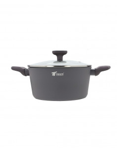 Cacerola con Tapa Cristal con borde de acero inoxidable... 2