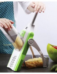 MANDOLINA VERTICAL DE COCINA CON 4 TIPOS DE CORTE THULOS... 2