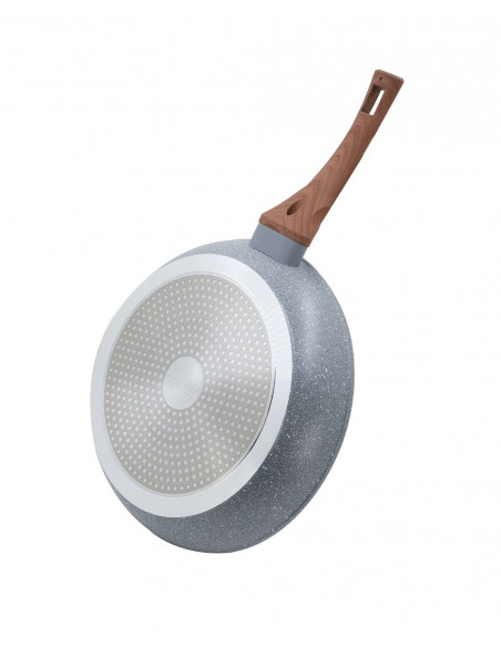 Sartén serie MARBEL MANGO MADERA, HECHO DE ALUMINIO EN tamaños de 20-30cm CON TH-FRPM (30CM)