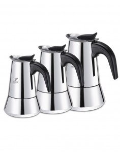 CAFETERA CLÁSICA 4, 6 Y 10 TAZAS HECHA DE ACERO...