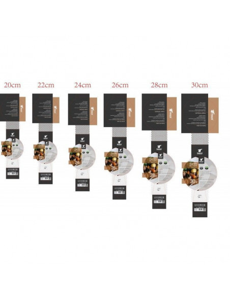 SARTÉN DE COBRE VARIOS APTO PARA TODO TIPO DE COCINAS TAMAÑOS TH-CFP (22CM)