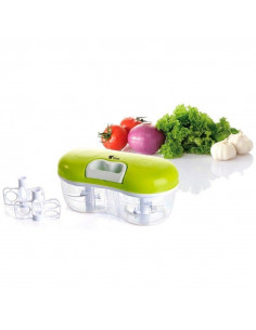 PICADORA DE VERDURAS Y BATIDORA CON 2 CUCHILLAS PARA...