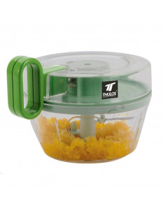 MINI PICADORA MANUAL CON 3 HOJAS DE ACERO INOXIDABLE...