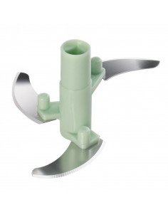 MINI PICADORA MANUAL CON 3 HOJAS DE ACERO INOXIDABLE... 2