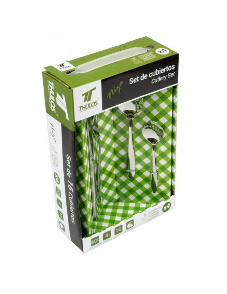 SET DE 16 CUBIERTOS HECHOS DE ACERO TH-TW23 NIZA