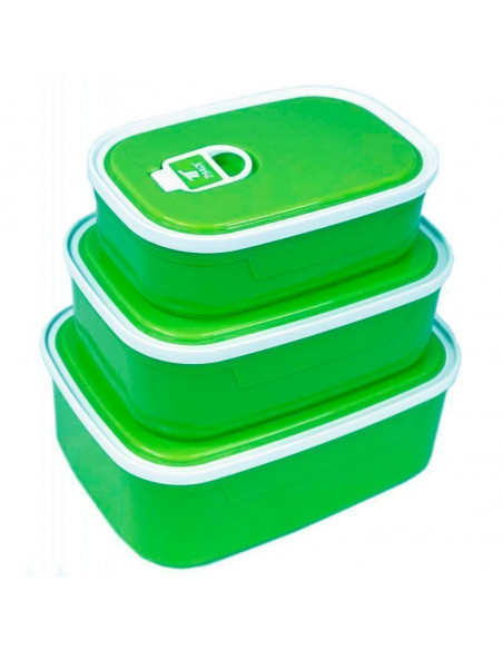 SET DE 3 FIAMBRERAS LIBRE DE BPA. 420,790 Y 1320ML TH-LB008