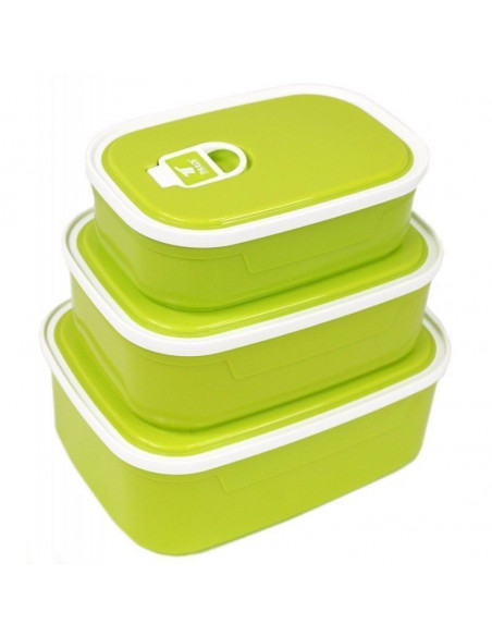 SET DE 3 FIAMBRERAS LIBRE DE BPA. 420,790 Y 1320ML TH-LB008