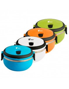 Fiambrera de acero inoxidable con capacidad de 700ml...