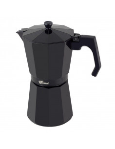 CAFETERA CLÁSICA DE COLOR NEGRO DE ALUMINIO, VARIAS... 2