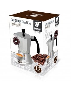 CAFETERA CLÁSICA DE INDUCCIÓN, MÉTODO ITALIANO 3, 6, 9,... 2