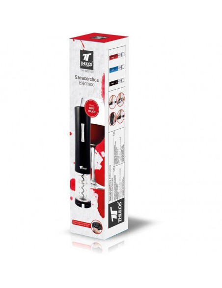 SACACORCHOS ELÉCTRICO CON TENSION NOMINAL Y LUZ LED TH-WO103