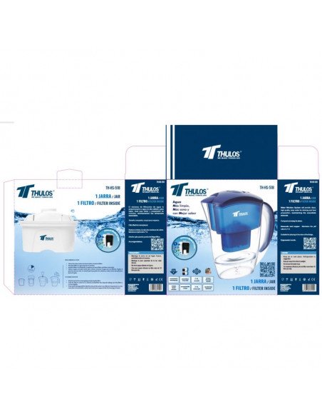 JARRA PURIFICADORA DE AGUA CON CAPACIDAD DE 2-4L THULOS TH-HS518