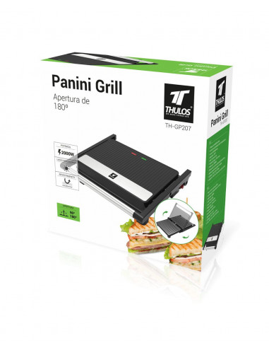 Grill Panini, con placas de...