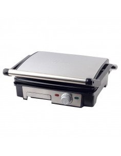 GRILL PANINI ELÉCTRICO 2200W, TERMOSTATO REGULABLE, 3.1Kg...