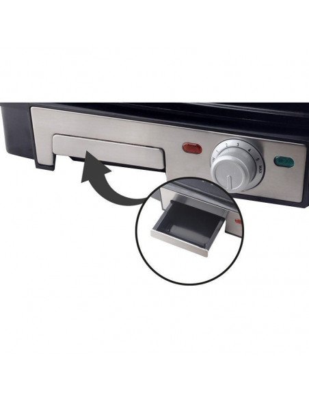GRILL PANINI ELÉCTRICO 2200W, TERMOSTATO REGULABLE, 3.1Kg TH-GP203