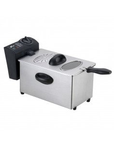 Freidora eléctrica 2.5L,Carcasa de acero inoxidable...