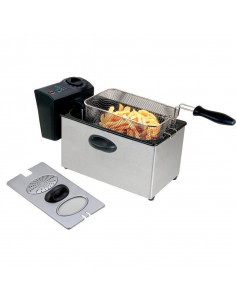 Freidora eléctrica 2.5L,Carcasa de acero inoxidable... 2