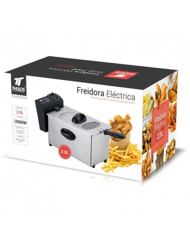 Freidora eléctrica 2.5L,Carcasa de...