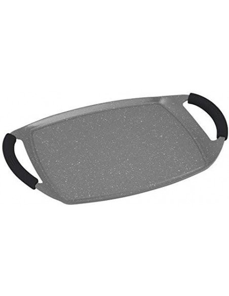 Plancha con revestimiento de piedra antiadherente, libre e PFOA RC-GPSC47 (GRIS)