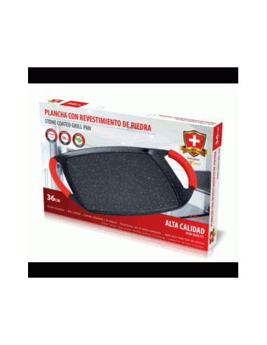Plancha con revestimiento de piedra,...