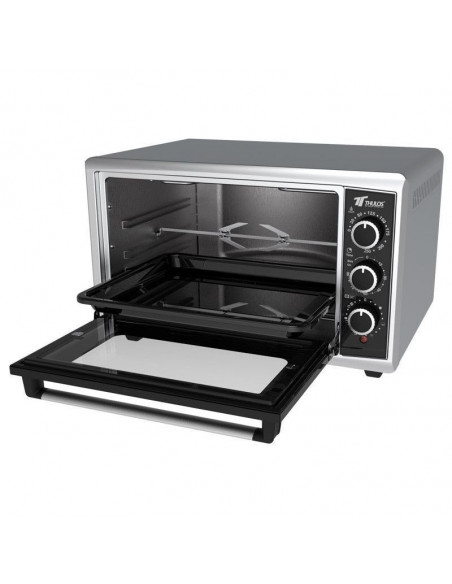 HORNO ELÉCTRICO, CAPACIDAD DE 50L, DOBLE PUERTA DE CRISTAL TH-HE50L