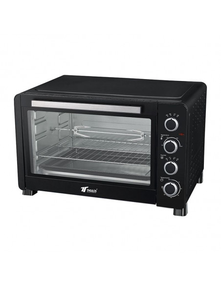 HORNO ELÉCTRICO, CONVECCIÓN Y FUNCIÓN RUSTIPOLLO, CON LUZ LED INTERIOR 60L TH-HE61L