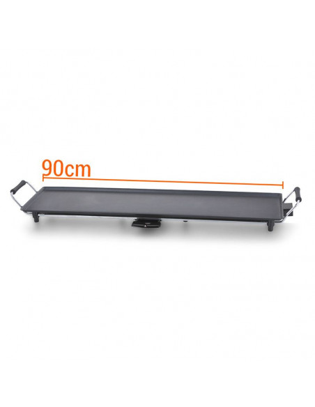 PLANCHA DE ASAR XXL, peso de 2.9Kg, 1800W, 90X23CM THULOS TH-PA1802