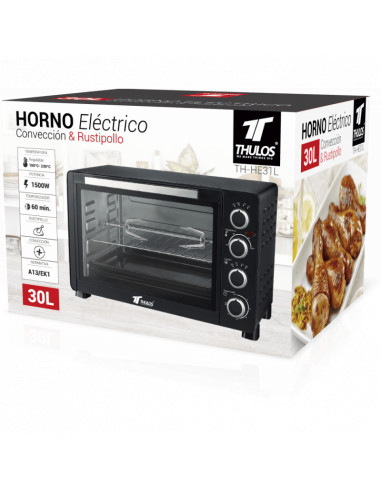 HORNO ELÉCTRICO, CON REVESTIMIENTO...