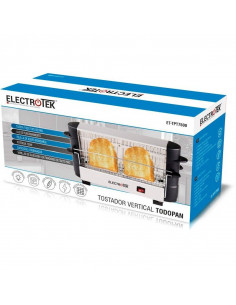 TOSTADOR ELÉCTRICO CON REJILLA DE ACERO INOXIDABLE PARA... 2