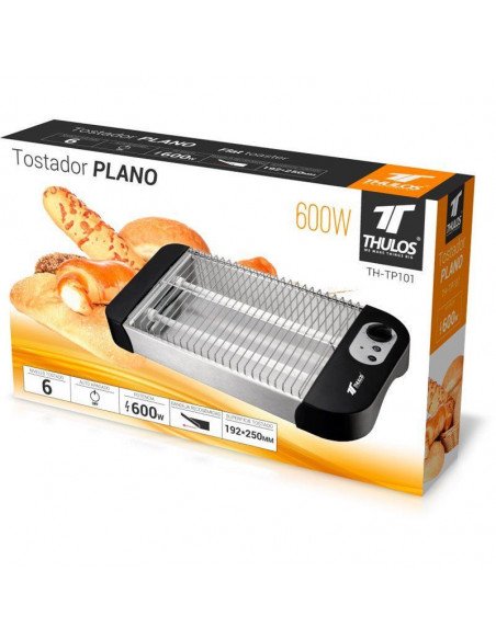 TOSTADOR PLANO 600W, VOLTAJE DE 230V- 50HZ, 2 TUBOS DE CUARZO. TH-TP101