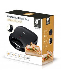 SANDWICHERA ELÉCTRICA 750W, HASTA 2 SÁNDWICHES A LA VEZ... 2