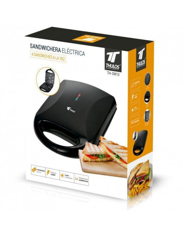 SANDWICHERA ELÉCTRICA CON ASA DE...