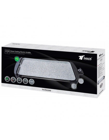 PLANCHA DE ASAR CON REVESTIMIENTO Y BANDEJA RECOGE GRASA TH-PA2200
