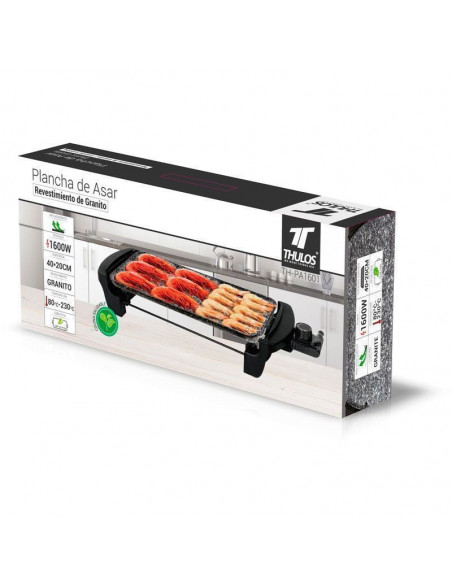 PLANCHA DE ASAR PORTATIL 40X20CM TH-PA1601