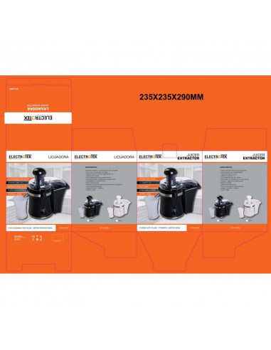 Licuadora 0.3L , 2 VELOCIDADES Y...
