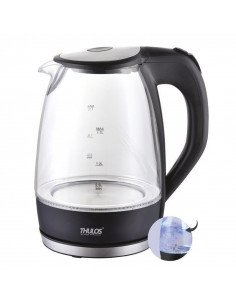 HERVIDOR DE AGUA 1.7 L, FILTRO EXTRAIBLE Y LAVABLE THULOS...